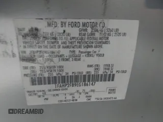 2014 Ford Taurus Limited с VIN 1FAHP2F89EG186147, выставлен на аукционе IAAI как лот 42228000 с пробегом 179 863 миль миль и . История ставок и продаж доступна на DreamBid. Изображение 9.