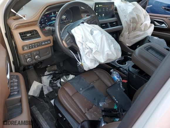 2022 Chevrolet Tahoe High Country with VIN 1GNSKTKLXNR341122, listed as a Copart auction lot 42952145 with 30,802 mi miles and Salvage Title. Bid and sale history available at carsss.com. Image 8.