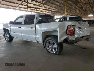 2018 Chevrolet Silverado 1500 Custom with VIN 3GCPCPEH4JG383662, listed as a Copart auction lot 79775984 with 147,850 mi miles and Salvage Title. Bid and sale history available at DreamBid. Image 2.