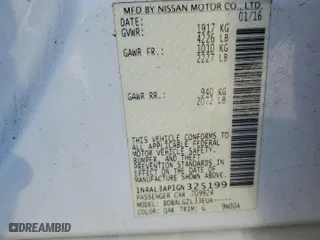 2016 Nissan Altima 2.5 S with VIN 1N4AL3AP1GN325199, listed as a Copart auction lot 85508464 with 60,646 mi miles and Salvage Title. Bid and sale history available at carsss.com. Image 13.