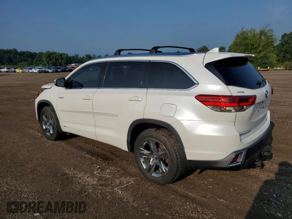 2019 Toyota Highlander Hybrid Limited with VIN 5TDDGRFH2KS071859, listed as a Copart auction lot 63679845 with 56,709 mi miles and Salvage title. Bid and sale history available at DreamBid. Image 2.