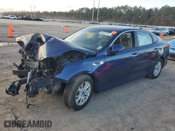 2018 Kia Optima LX with VIN 5XXGT4L39JG219218, listed as a Copart auction lot 86325164 with 179,531 mi miles and Salvage Title. Bid and sale history available at carsss.com. Image 1.