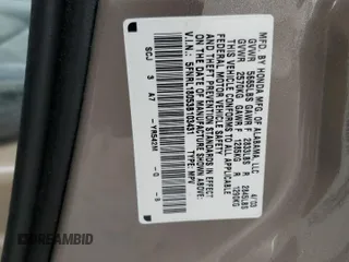 2003 Honda Odyssey EX-L z VIN 5FNRL18053B103431, wystawiony jako Copart lot #52580715 z przebiegiem Nie podano mil oraz Szkoda całkowita • Salvage title. Historia ofert i sprzedaży dostępna na DreamBid. Obrazek 13.