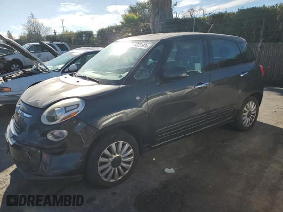 2014 FIAT 500L Easy with VIN ZFBCFABH7EZ024287, listed as a Copart auction lot 83227974 with 127,306 mi miles and Clean Title. Bid and sale history available at carsss.com. Image 1.