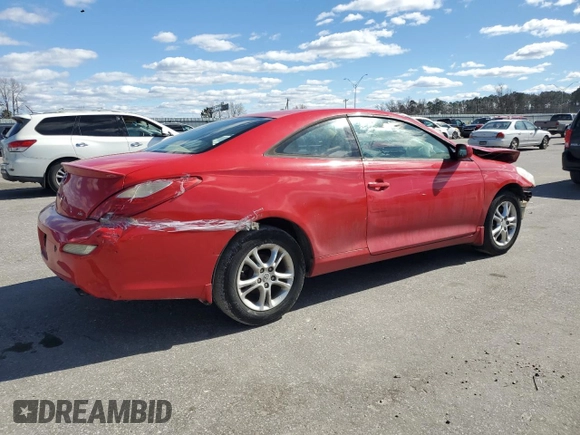 2008 Toyota Solara SE with VIN 4T1CE30P68U765095, listed as a Copart auction lot 47777735 with 180,573 mi miles and Salvage Title. Bid and sale history available at carsss.com. Image 3.