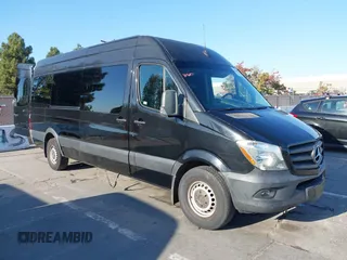 2018 Mercedes-Benz Sprinter Passenger with VIN WDZPE8CD3JP611517, listed as a IAAI auction lot 37859774 with 170,517 mi miles. Bid and sale history available at carsss.com. Image 1.