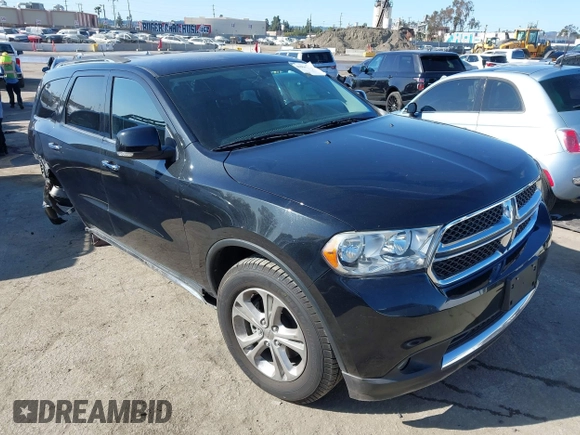 2013 Dodge Durango Crew with VIN 1C4RDHDG1DC666094, listed as a IAAI auction lot 41940121 with 93,131 mi miles and . Bid and sale history available at carsss.com. Image 1.