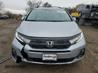 2025 Honda Odyssey EX-L with VIN 5FNRL6H66SB019828, listed as a Copart auction lot 84007874 with 1,425 mi miles and Salvage Title. Bid and sale history available at carsss.com. Image 5.