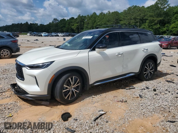 2024 Infiniti QX60 Autograph with VIN 5N1DL1HU8RC353874, listed as a Copart auction lot 58751515 with 10,778 mi miles and Salvage title. Bid and sale history available at DreamBid. Image 1.