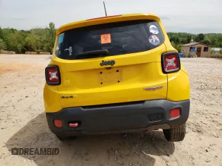 2015 Jeep Renegade Trailhawk with VIN ZACCJBCT2FPC20531, listed as a Copart auction lot 53434975 with 130,962 mi miles and Salvage Title. Bid and sale history available at carsss.com. Image 6.