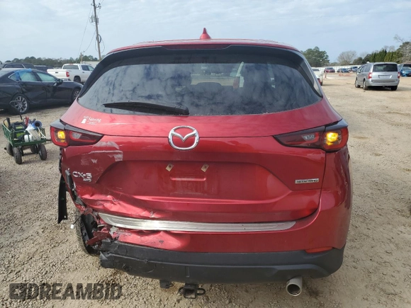 2022 Mazda CX-5 2.5 S Premium Plus Package with VIN JM3KFBEM0N1598419, listed as a Copart auction lot 43671425 with 44,795 mi miles and Non Repairable. Bid and sale history available at carsss.com. Image 6.