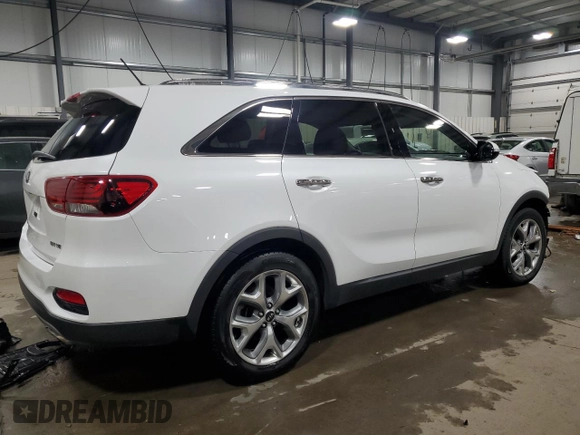 2019 Kia Sorento EX Sport V6 with VIN 5XYPH4A57KG610547, listed as a Copart auction lot 89099865 with 41,738 mi miles and Salvage Title. Bid and sale history available at carsss.com. Image 3.