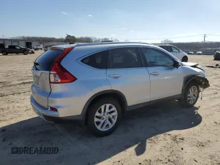 2015 Honda CR-V EX-L with VIN 2HKRM4H74FH705495, listed as a Copart auction lot 43537685 with Not Provided miles and Salvage Title. Bid and sale history available at carsss.com. Image 3.
