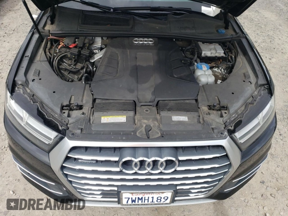 2017 Audi Q7 Premium Plus with VIN WA1LAAF72HD024173, listed as a Copart auction lot 62037135 with 130,007 mi miles and Clean title. Bid and sale history available at DreamBid. Image 12.