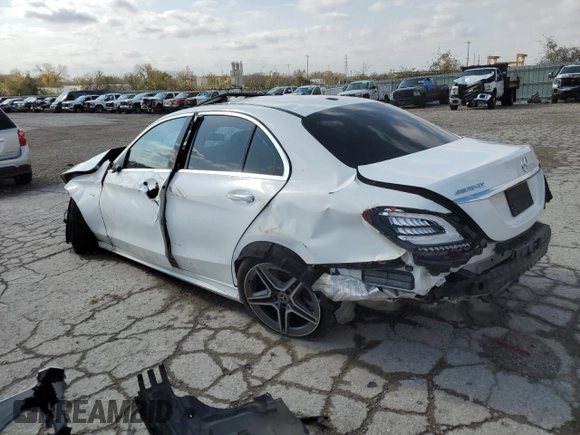 2020 Mercedes-Benz C 43 AMG with VIN 55SWF6EB7LU333645, listed as a Copart auction lot 78242914 with Not provided miles and Salvage title. Bid and sale history available at DreamBid. Image 2.