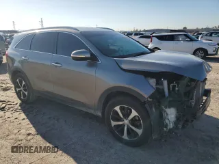 2017 Kia Sorento EX with VIN 5XYPH4A16HG207150, listed as a Copart auction lot 48208525 with 55,471 mi miles and Salvage title. Bid and sale history available at DreamBid. Image 4.