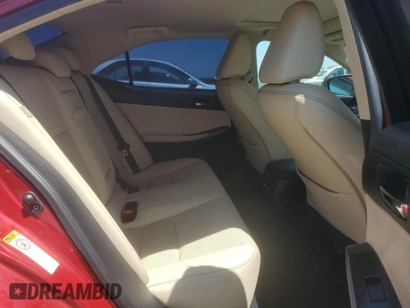 2014 Lexus IS 250 z VIN JTHBF1D21E5015320, wystawiony jako Copart lot #63400775 z przebiegiem 123 462 mil mil oraz Szkoda całkowita • Salvage title. Historia ofert i sprzedaży dostępna na DreamBid. Obrazek 10.