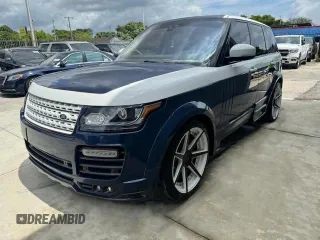 2017 Land Rover Range Rover z VIN SALGS2FE1HA356141, wystawiony jako Copart lot #60175845 z przebiegiem 57 214 mil mil oraz Nie do naprawy • Non repairable. Historia ofert i sprzedaży dostępna na DreamBid. Obrazek 1.