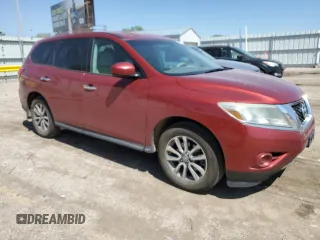 2014 Nissan Pathfinder S with VIN 5N1AR2MM4EC633105, listed as a Copart auction lot 56844185 with 217,994 mi miles and Salvage title. Bid and sale history available at DreamBid. Image 4.