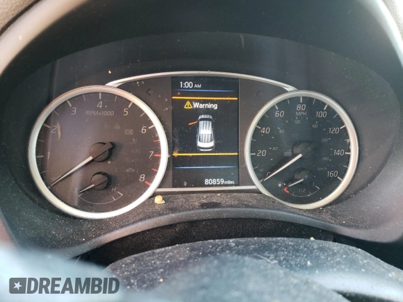 2019 Nissan Sentra S with VIN 3N1AB7AP5KY360122, listed as a Copart auction lot 47047585 with 80,859 mi miles and Salvage Title. Bid and sale history available at carsss.com. Image 9.
