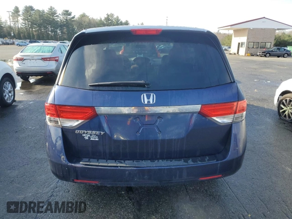 2014 Honda Odyssey EX with VIN 5FNRL5H43EB043503, listed as a Copart auction lot 50392205 with 110,095 mi miles and Salvage Title. Bid and sale history available at carsss.com. Image 6.