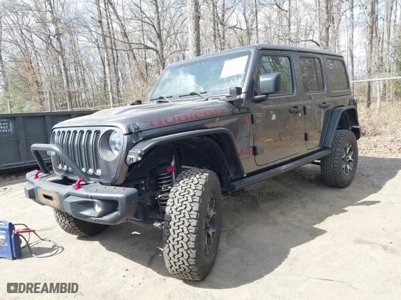 2018 Jeep Wrangler Unlimited Rubicon with VIN 1C4HJXFG8JW111195, listed as a IAAI auction lot 41916718 with 190,158 mi miles. Bid and sale history available at carsss.com. Image 17.