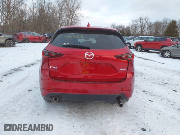 2025 Mazda CX-5 2.5 S Preferred Package with VIN JM3KFBCLXS0585270, listed as a IAAI auction lot 41410789 with 162 mi miles. Bid and sale history available at carsss.com. Image 16.