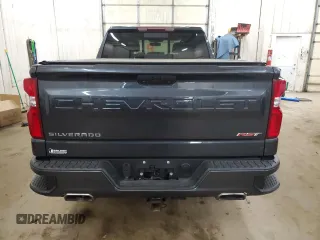 2021 Chevrolet Silverado 1500 RST with VIN 1GCUYEEL7MZ166625, listed as a Copart auction lot 52420215 with 97,381 mi miles and Salvage Title. Bid and sale history available at carsss.com. Image 6.