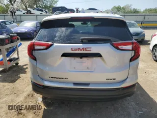 2022 GMC Terrain SLE with VIN 3GKALTEV7NL250321, listed as a Copart auction lot 53404475 with 31,502 mi miles and Salvage title. Bid and sale history available at DreamBid. Image 6.