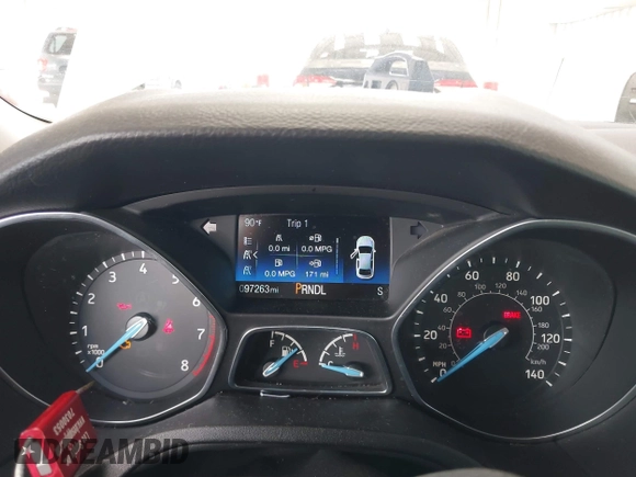 2017 Ford Focus SE with VIN 1FADP3F2XHL342823, listed as a IAAI auction lot 42496940 with 97,263 mi miles and . Bid and sale history available at DreamBid. Image 7.