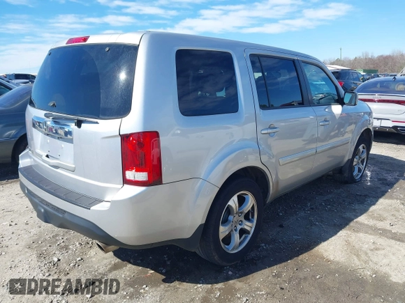 2014 Honda Pilot EX-L with VIN 5FNYF3H79EB008515, listed as a IAAI auction lot 41687048 with 195,830 mi miles and . Bid and sale history available at carsss.com. Image 4.