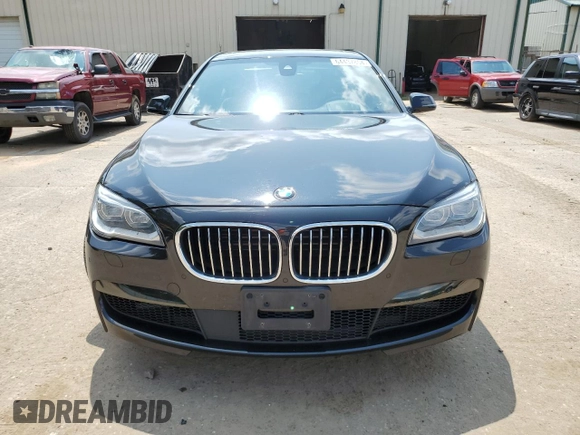 2015 BMW 7 Series 750i xDrive with VIN WBAYB6C53FD965991, listed as a Copart auction lot 64437854 with 115,862 mi miles and Salvage Title. Bid and sale history available at carsss.com. Image 5.