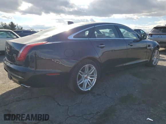 2017 Jaguar XJ with VIN SAJWJ2GD0H8W07154, listed as a Copart auction lot 42090375 with 66,546 mi miles and Salvage Title. Bid and sale history available at carsss.com. Image 3.