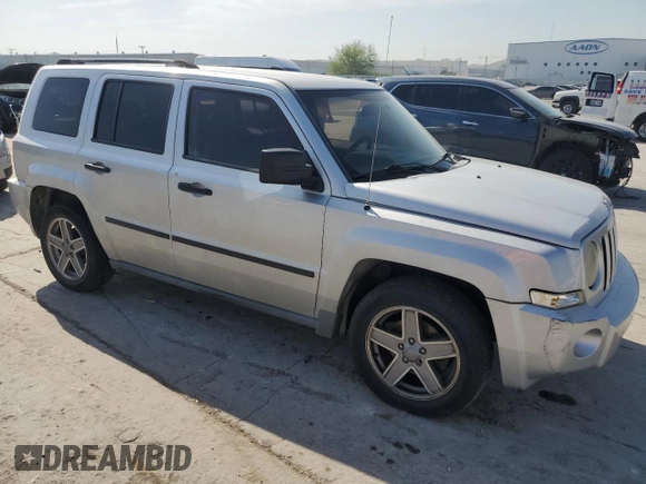 2007 Jeep Patriot Sport with VIN 1J8FF28W97D325271, listed as a Copart auction lot 52454715 with 182,358 mi miles and Clean Title. Bid and sale history available at DreamBid. Image 4.