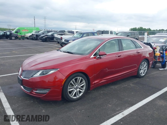 2015 Lincoln MKZ Hybrid with VIN 3LN6L2LU3FR602438, listed as a IAAI auction lot 42130400 with 115,317 mi miles. Bid and sale history available at carsss.com. Image 2.