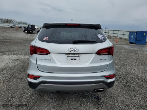 2017 Hyundai Santa Fe Sport 2.4L with VIN 5XYZT3LB7HG437531, listed as a Copart auction lot 50767875 with 89,482 mi miles and Salvage Title. Bid and sale history available at carsss.com. Image 6.