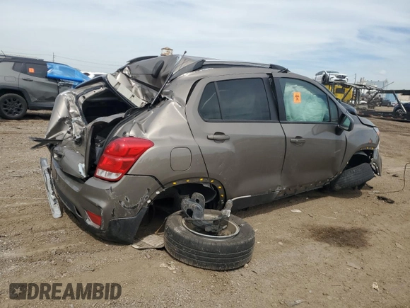 2021 Chevrolet Trax LT with VIN KL7CJLSB8MB331295, listed as a Copart auction lot 55824065 with Not provided miles and Salvage title. Bid and sale history available at DreamBid. Image 3.