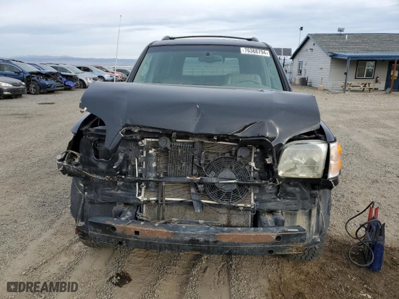 2002 Toyota Sequoia Limited with VIN 5TDBT48A12S088013, listed as a Copart auction lot 76388794 with 0 mi miles and Clean Title. Bid and sale history available at carsss.com. Image 5.