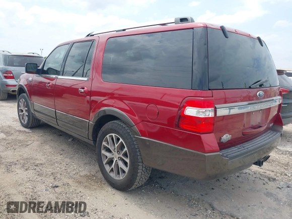 2016 Ford Expedition Max XLT z VIN 1FMJK1HT9GEF29071, wystawiony jako IAAI lot #42132967 z przebiegiem 122 299 mil mil oraz . Historia ofert i sprzedaży dostępna na DreamBid. Obrazek 3.