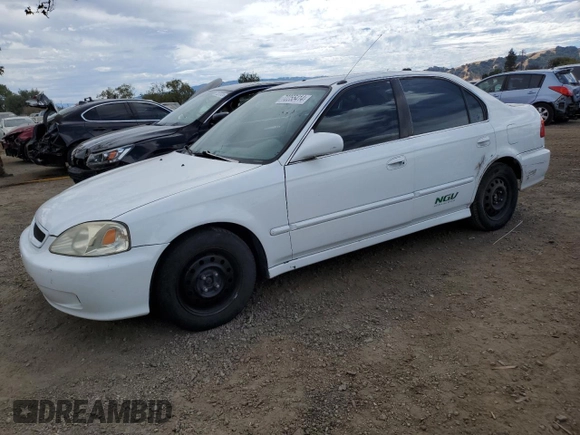 1999 Honda Civic z VIN 1HGEN1647XL000031, wystawiony jako Copart lot #72255414 z przebiegiem 170 585 mil mil oraz Szkoda całkowita • Salvage title. Historia ofert i sprzedaży dostępna na DreamBid. Obrazek 1.