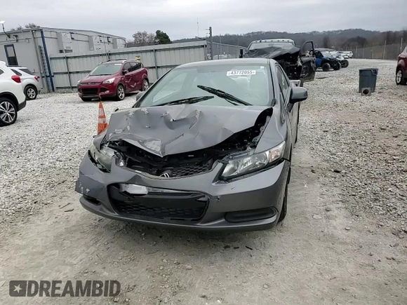 2013 Honda Civic Cpe LX with VIN 2HGFG3B51DH521795, listed as a Copart auction lot 43772055 with 83,740 mi miles and Salvage Title. Bid and sale history available at carsss.com. Image 11.