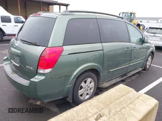 2004 Nissan Quest SL with VIN 5N1BV28U24N342146, listed as a IAAI auction lot 41312476 with 152,342 mi miles. Bid and sale history available at carsss.com. Image 4.