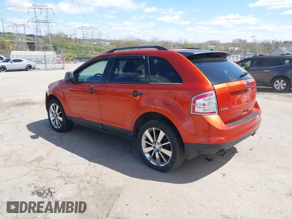 2008 Ford Edge SE with VIN 2FMDK36C98BA79107, listed as a IAAI auction lot 41975904 with 147,259 mi miles. Bid and sale history available at carsss.com. Image 3.