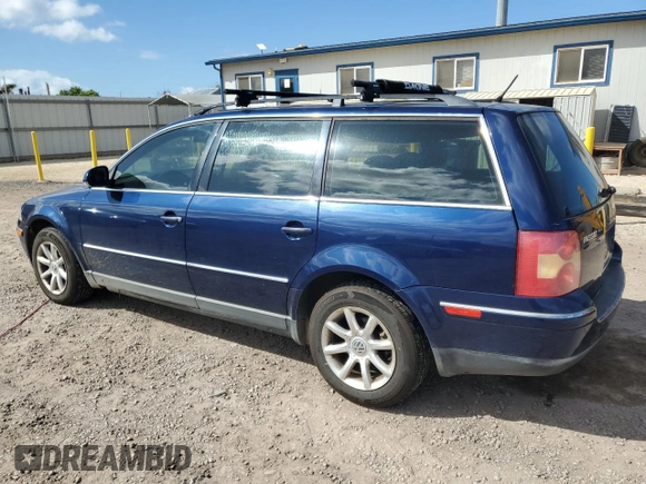 2004 Volkswagen Passat GLS z VIN WVWVD63BX4E229143, wystawiony jako Copart lot #51876575 z przebiegiem 109 148 mil mil oraz Czysty tytuł • Clean title. Historia ofert i sprzedaży dostępna na DreamBid. Obrazek 2.
