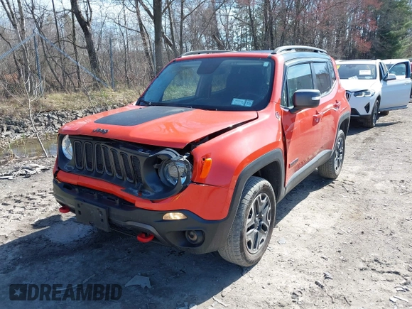2016 Jeep Renegade Trailhawk with VIN ZACCJBCT1GPE28594, listed as a IAAI auction lot 42099461 with 120,117 mi miles and . Bid and sale history available at carsss.com. Image 6.