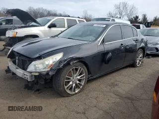 2012 Infiniti G37 x with VIN JN1CV6AR7CM970085, listed as a Copart auction lot 51893835 with 115,285 mi miles and Salvage Title. Bid and sale history available at carsss.com. Image 1.
