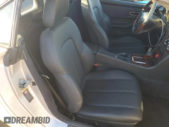 2004 Mercedes-Benz SLK-Class with VIN WDBKK65F44F307921, listed as a Copart auction lot 80109254 with 53,941 mi miles and Salvage Title. Bid and sale history available at carsss.com. Image 10.