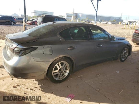 2019 Infiniti Q50 3.0t LUXE with VIN JN1EV7AP4KM515173, listed as a Copart auction lot 85491254 with 69,118 mi miles and Salvage Title. Bid and sale history available at carsss.com. Image 3.