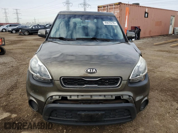 2013 Kia Soul + with VIN KNDJT2A61D7565736, listed as a Copart auction lot 49476795 with 134,706 mi miles and Salvage Title. Bid and sale history available at carsss.com. Image 5.