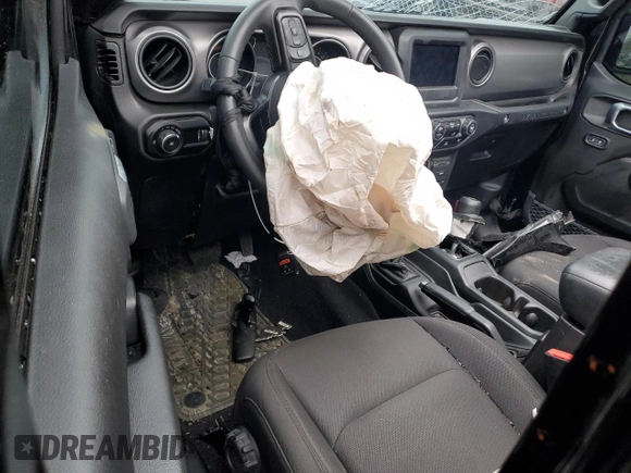 2023 Jeep Wrangler Sport Altitude with VIN 1C4HJXDN6PW525828, listed as a Copart auction lot 87888005 with Not Provided miles and Salvage Title. Bid and sale history available at DreamBid. Image 8.
